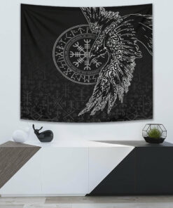 Viking Style Norse Wolf Tapestry for Wall Décor