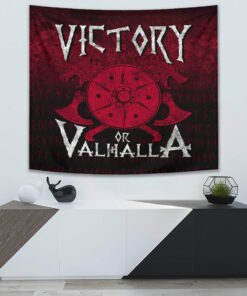 Viking Style Raven Tattoo Tapestry for Wall Décor