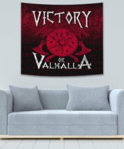 Viking Style Raven Tattoo Tapestry for Wall Décor