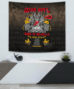 Viking Style Round Celtic Pattern Tapestry for Wall Décor