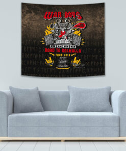 Viking Style Round Celtic Pattern Tapestry for Wall Décor