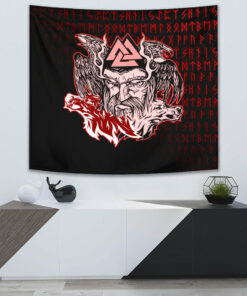 Viking Style See You In Valhalla Tapestry for Wall Décor