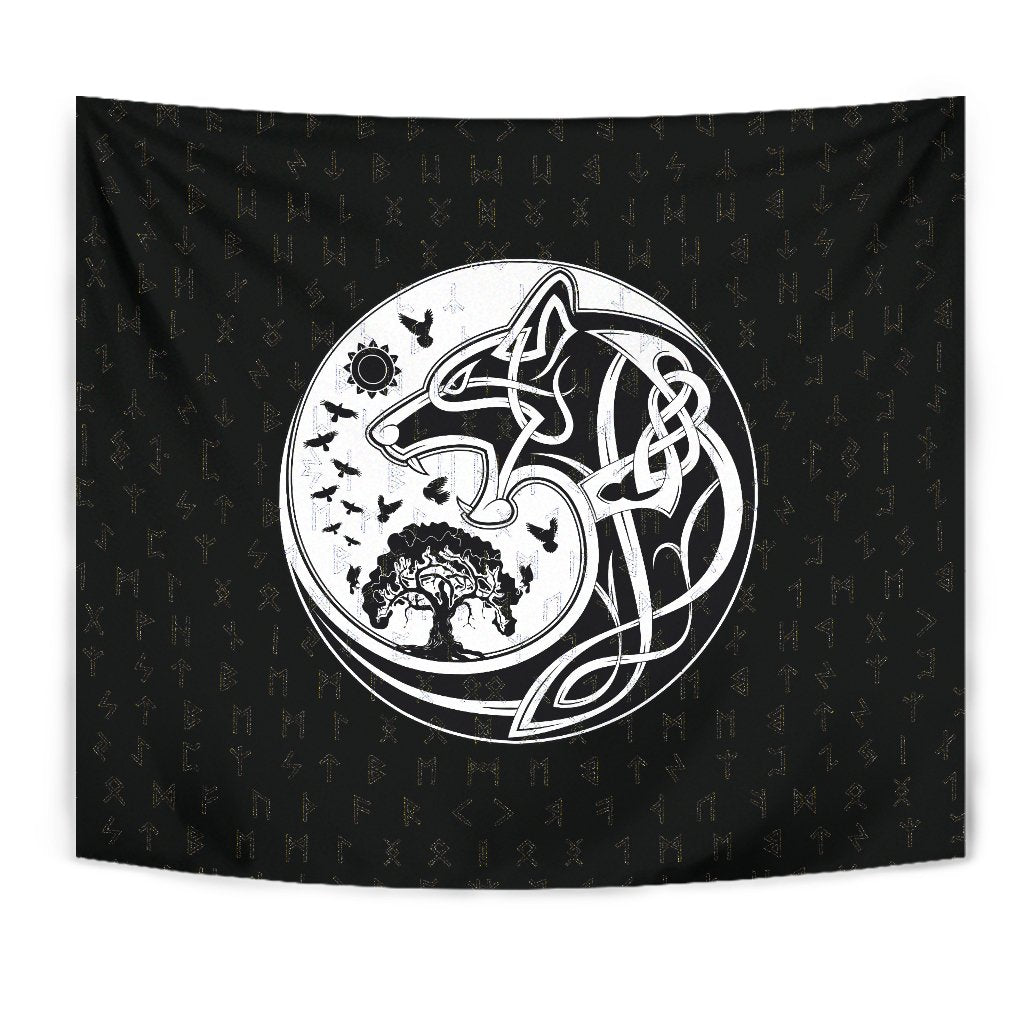 Viking Style Swords Medieval Warrior Ancient Barbarian Tapestry for Wall Décor