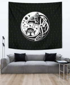 Viking Style Swords Medieval Warrior Ancient Barbarian Tapestry for Wall Décor