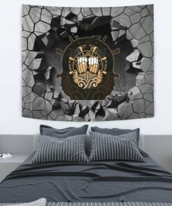 Viking Style Tapestry Ancient Vessel ShishLogo Tapestry for Wall Décor