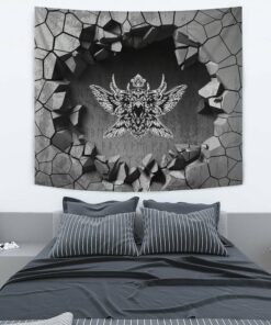 Viking Style Tapestry Black Raven Tapestry for Wall Décor