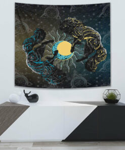 Viking Style Tapestry Celtic Boar Tapestry for Wall Décor