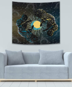 Viking Style Tapestry Celtic Boar Tapestry for Wall Décor