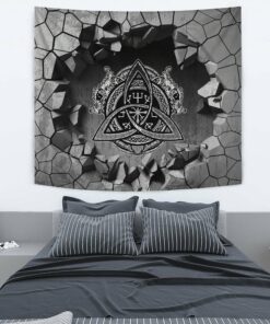 Viking Style Tapestry Celtic Dragon Trinity Tapestry for Wall Décor