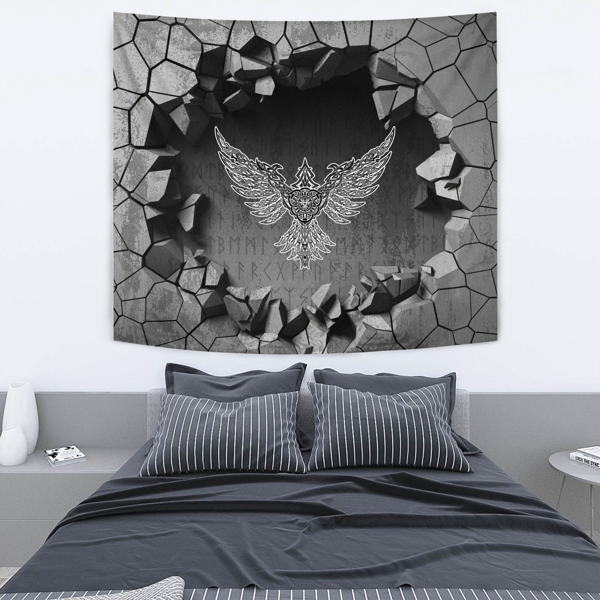 Viking Style Tapestry Celtic Fox Tapestry for Wall Décor
