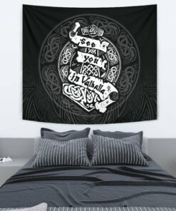 Viking Style Tapestry Celtic Tree Of Life Yggdrasil Mystic Night Tapestry for Wall Décor