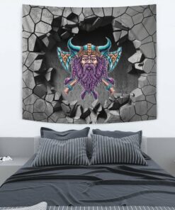 Viking Style Tapestry Compass Tapestry for Wall Décor