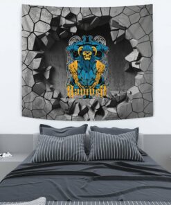 Viking Style Tapestry Crows Scandinavian Runes Tapestry for Wall Décor