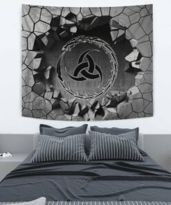Viking Style Tapestry Dragon Symbol Tattoo Tapestry for Wall Décor