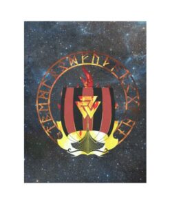 Viking Style Tapestry Drakkar Warship Of The Viking Style for Wall Décor