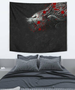 Viking Style Tapestry Fenrir Blood for Wall Décor