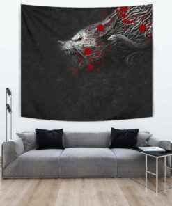Viking Style Tapestry Fenrir Blood for Wall Décor