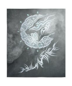 Viking Style Tapestry Fenrir Wolf Of Viking Style for Wall Décor
