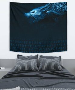 Viking Style Tapestry Fenrir Wolf Wall Décor