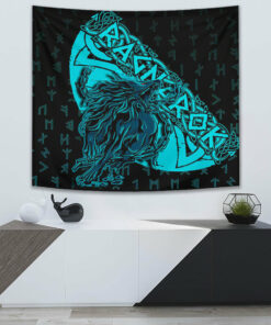 Viking Style Tapestry Fenrir's Paw Tapestry for Wall Décor