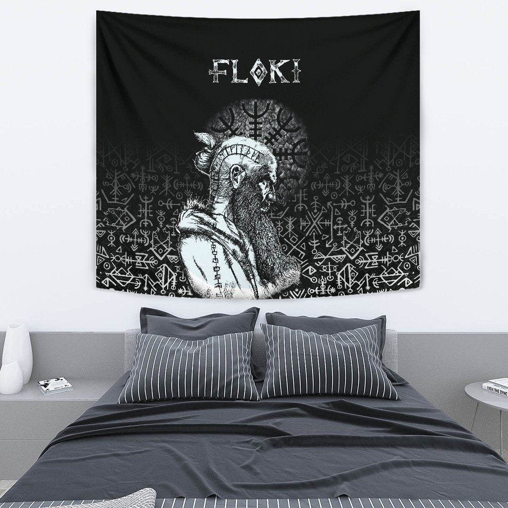 Viking Style Tapestry Floki for Wall Décor