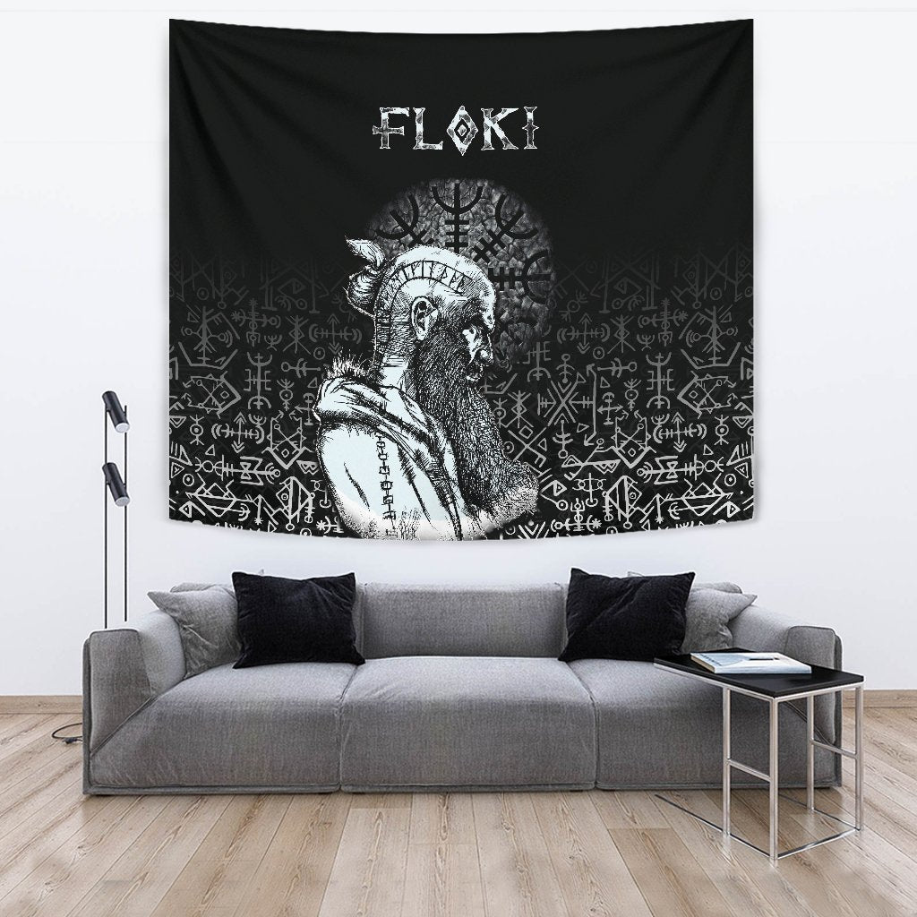 Viking Style Tapestry Floki for Wall Décor