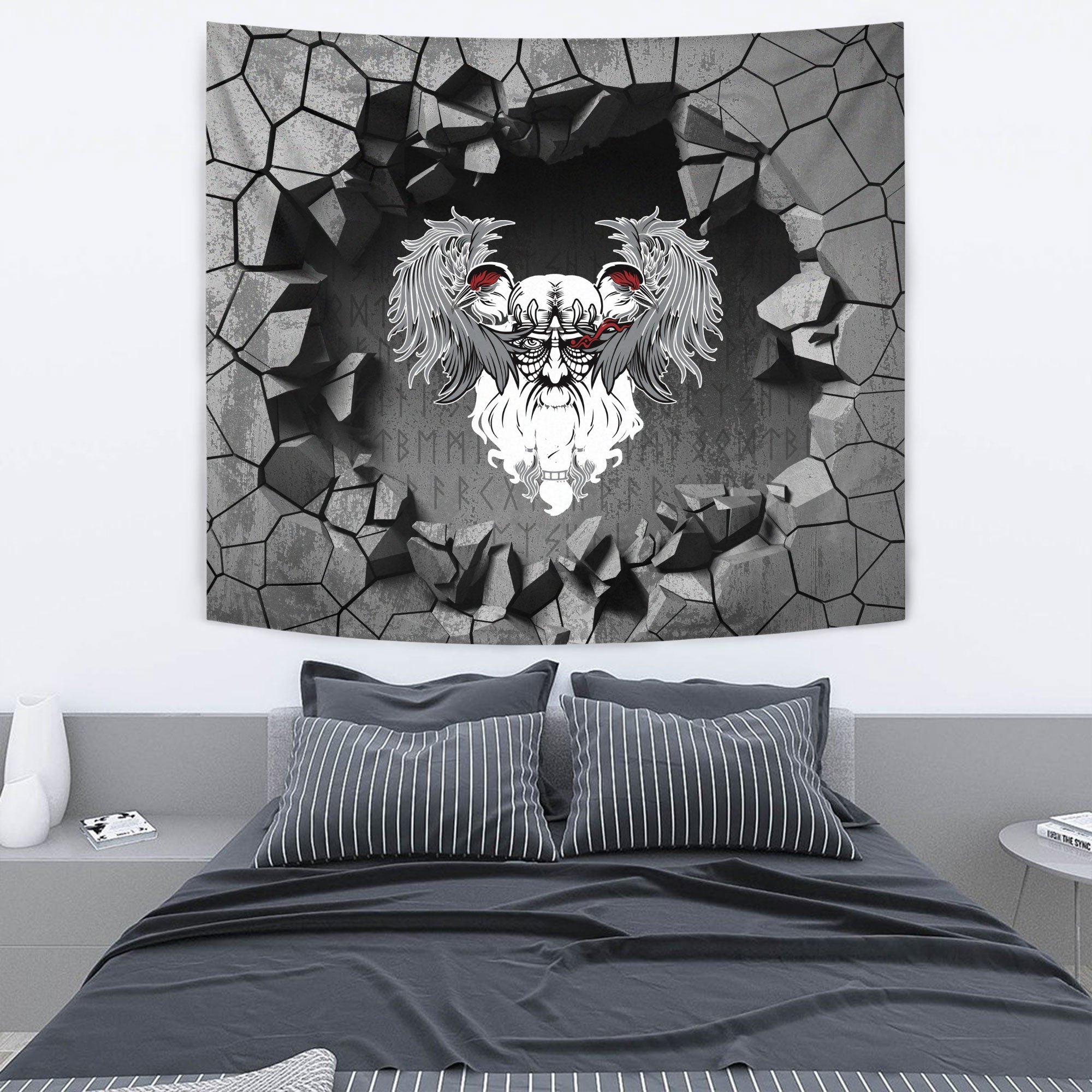 Viking Style Tapestry Glory Stencil First Variant Tapestry for Wall Décor