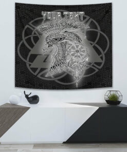 Viking Style Tapestry GorillHead With Helmet And Axe Tapestry for Wall Décor