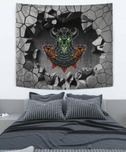 Viking Style Tapestry Graphic Of Art Tapestry for Wall Décor