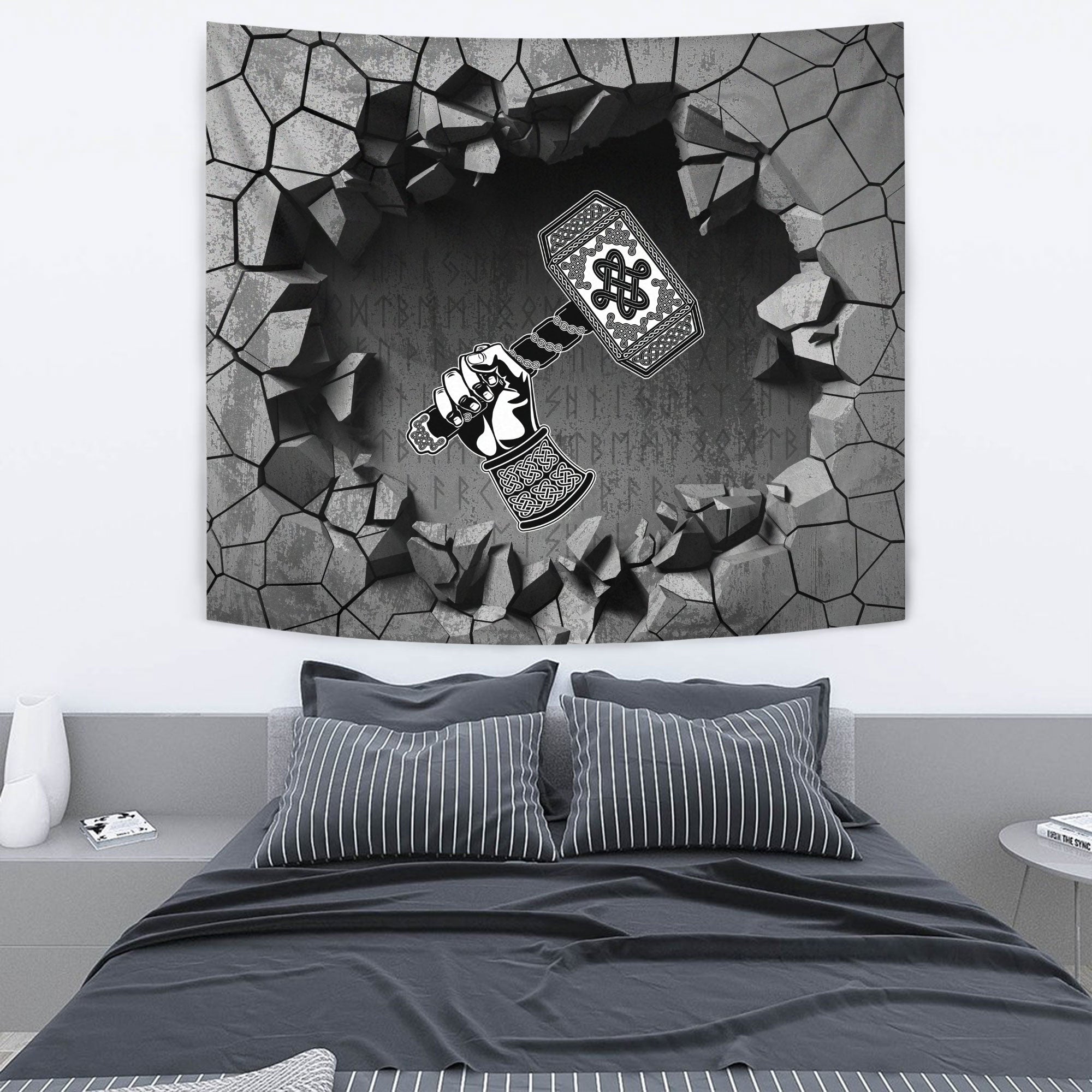 Viking Style Tapestry Haiti Pattern Style Tapestry for Wall Décor
