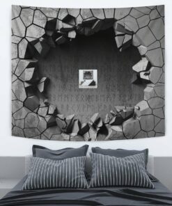 Viking Style Tapestry Hall Of Slain Tapestry for Wall Décor