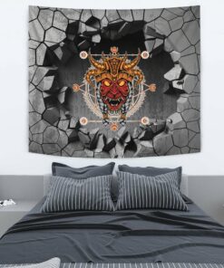 Viking Style Tapestry Head Viking Tapestry for Wall Décor