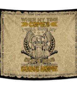 Viking Style Tapestry Helm Of Awe Of Viking Style for Wall Décor