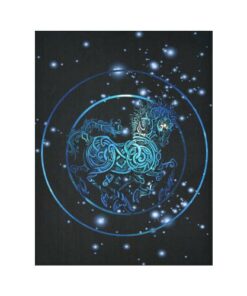 Viking Style Tapestry Horse Of Odin for Wall Décor