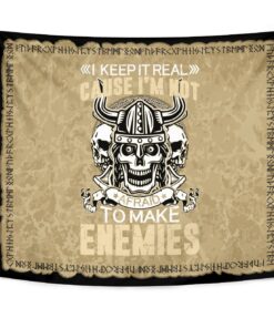 Viking Style Tapestry I Kepp It Real for Wall Décor