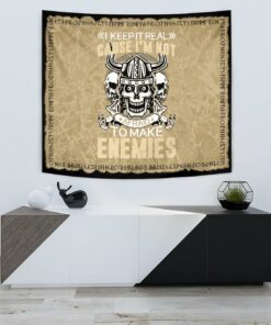 Viking Style Tapestry I Kepp It Real for Wall Décor