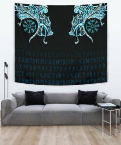 Viking Style Tapestry I Will Sing My Death Song for Wall Décor