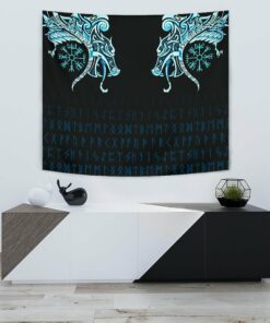 Viking Style Tapestry I Will Sing My Death Song for Wall Décor