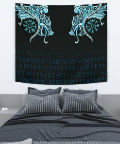 Viking Style Tapestry I Will Sing My Death Song for Wall Décor