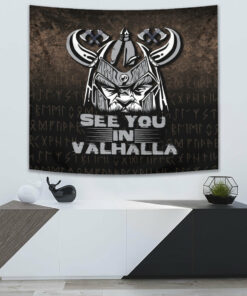 Viking Style Tapestry Magic Fairyland Crow From Ancient Celtic Legend Tapestry for Wall Décor