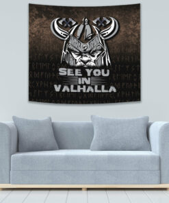 Viking Style Tapestry Magic Fairyland Crow From Ancient Celtic Legend Tapestry for Wall Décor