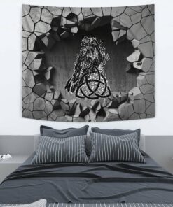 Viking Style Tapestry Odin Wotan Tapestry for Wall Décor