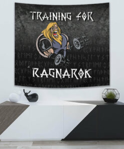 Viking Style Tapestry Odin's Celtic Raven Tattoo for Wall Décor