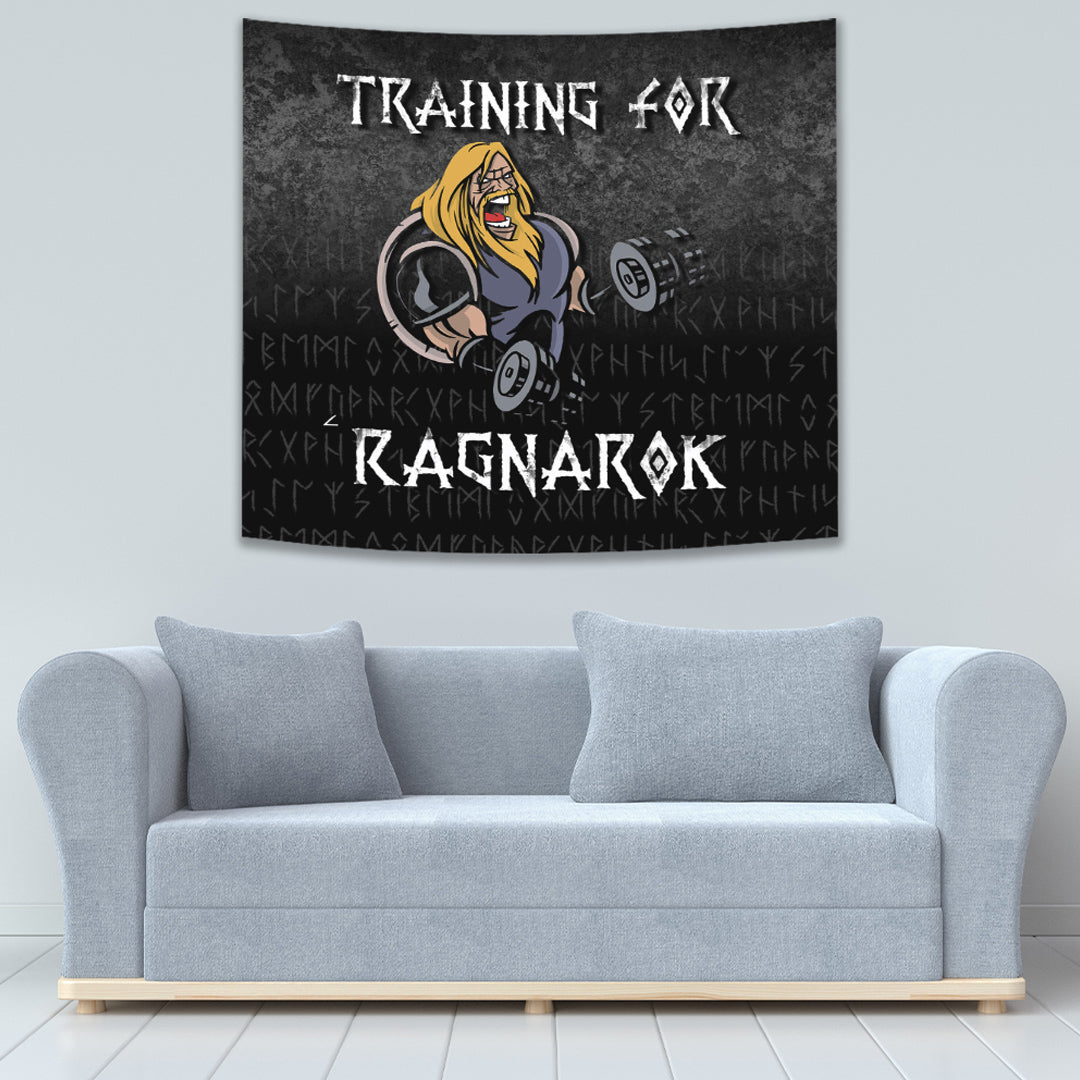 Viking Style Tapestry Odin's Celtic Raven Tattoo for Wall Décor