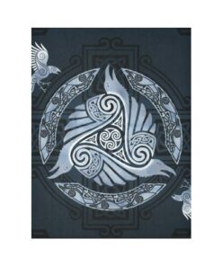 Viking Style Tapestry Odin's Raven for Wall Décor