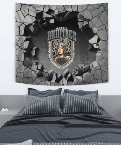 Viking Style Tapestry Old Skull Face Isolated Tapestry for Wall Décor