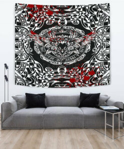 Viking Style Tapestry Raven Blood for Wall Décor