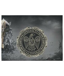 Viking Style Tapestry Raven Of Viking Style for Wall Décor