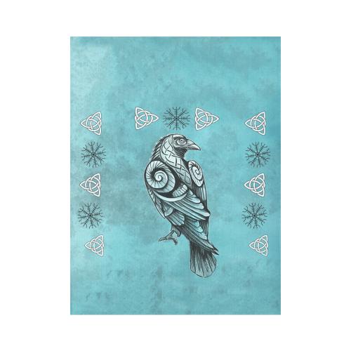 Viking Style Tapestry Raven Viking Style for Wall Décor