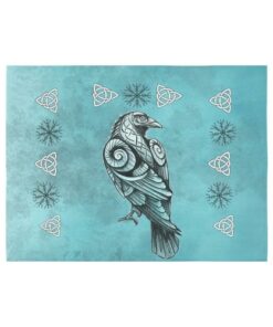 Viking Style Tapestry Raven Viking Style for Wall Décor
